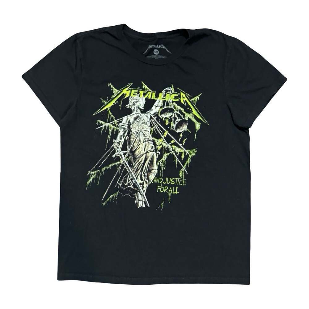 vintage metallica and justice for all shirt Size Small